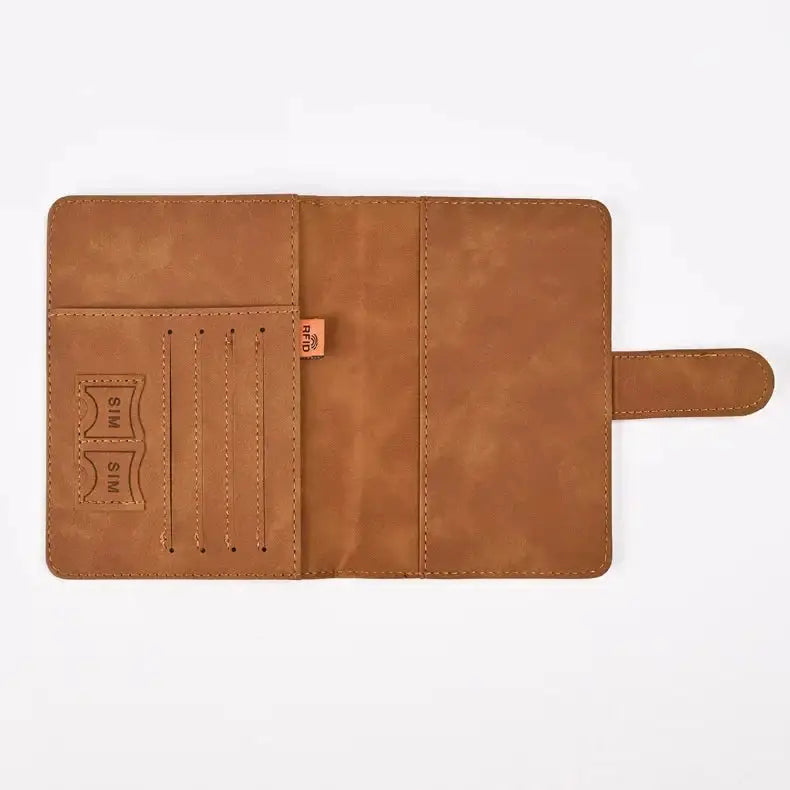 Leren Paspoorthoes en Kaarthouder - Leather Passport and Card Holder
