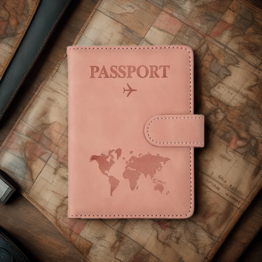 Leren Paspoorthoes en Kaarthouder - Leather Passport and Card Holder
